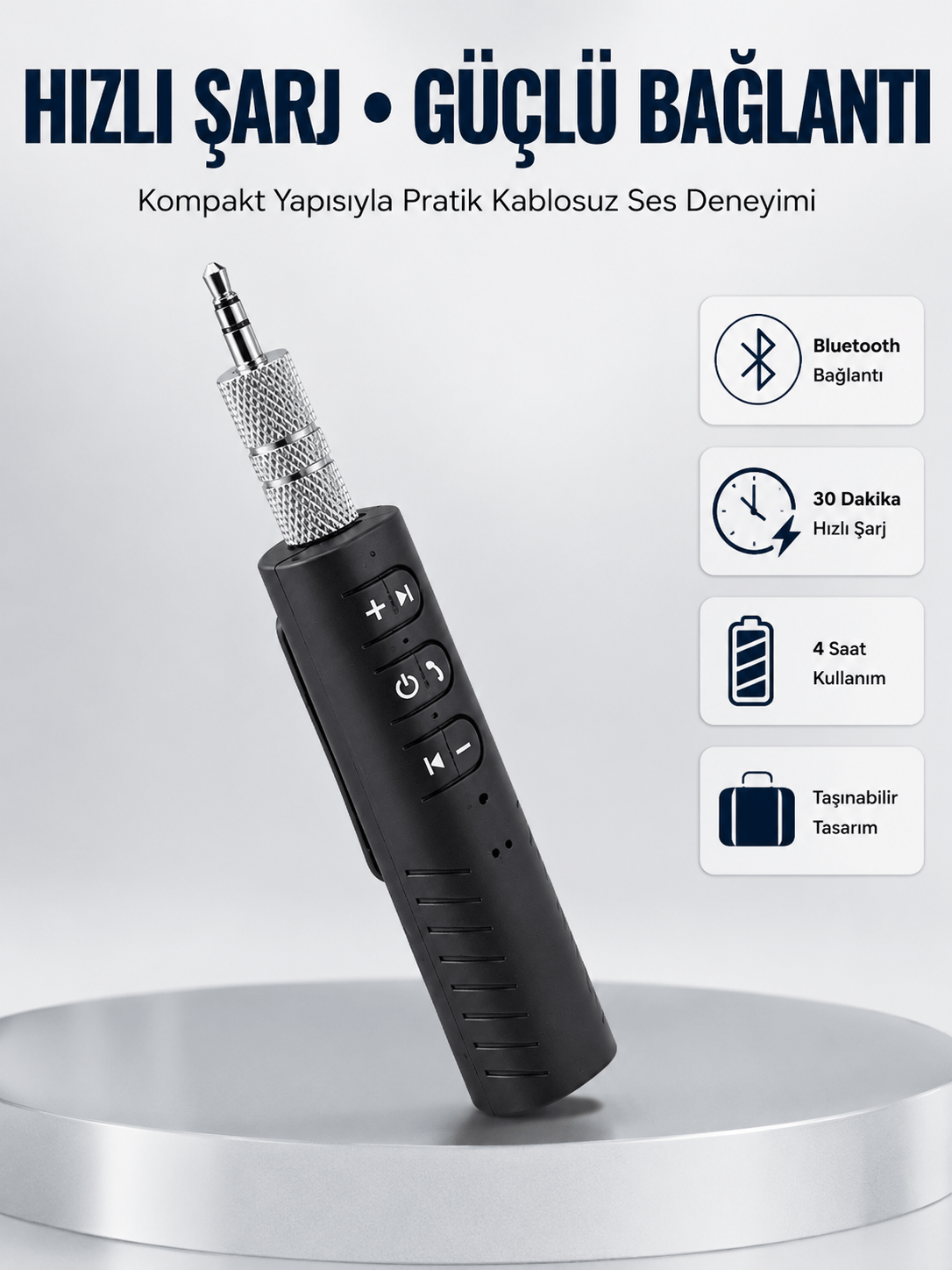 Bluetooth Destekli Ses Alıcısı – Eski Cihazlarınıza Yenilik Katın