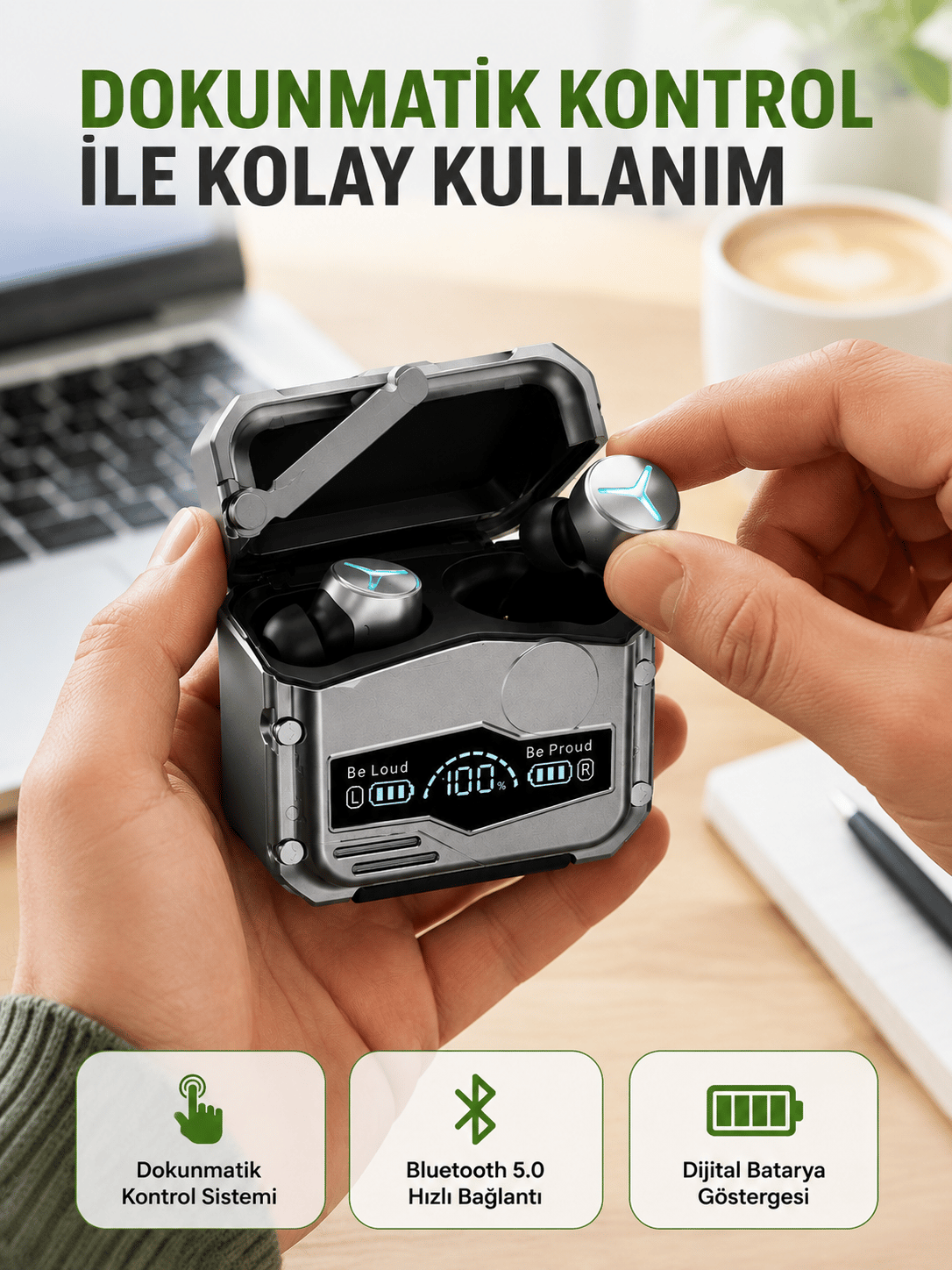 Bluetooth Kulaklık – Otomatik Eşleşme ve Stabil Bağlantı Yeni Nesil