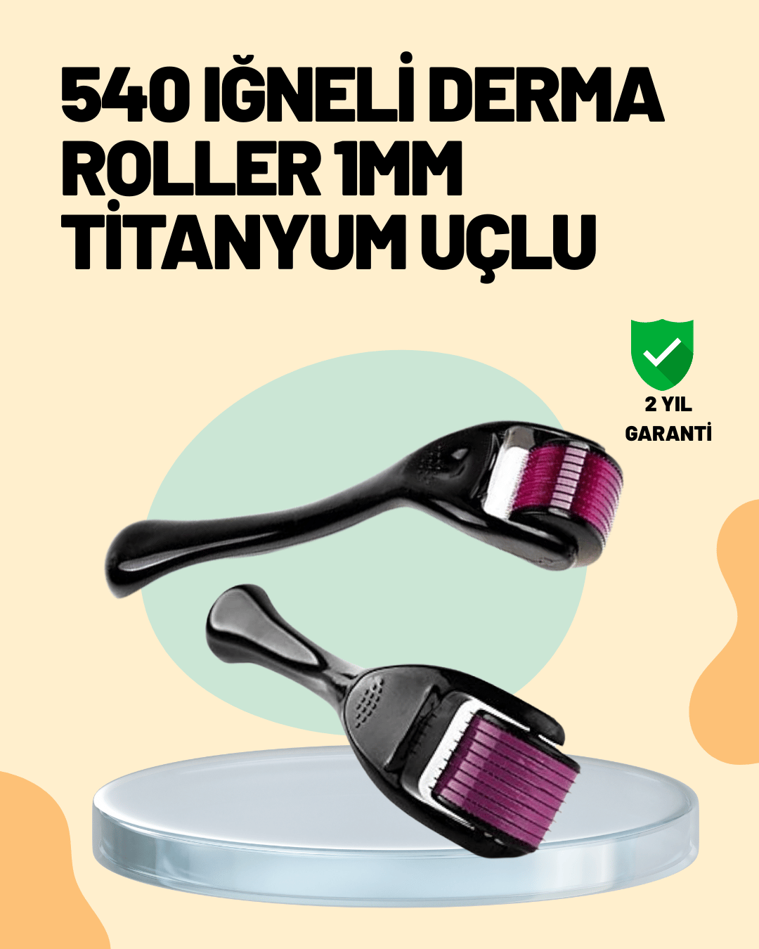 Cilt Yenileyici Derma Roller – Mikro İğneli Bakım Aracı