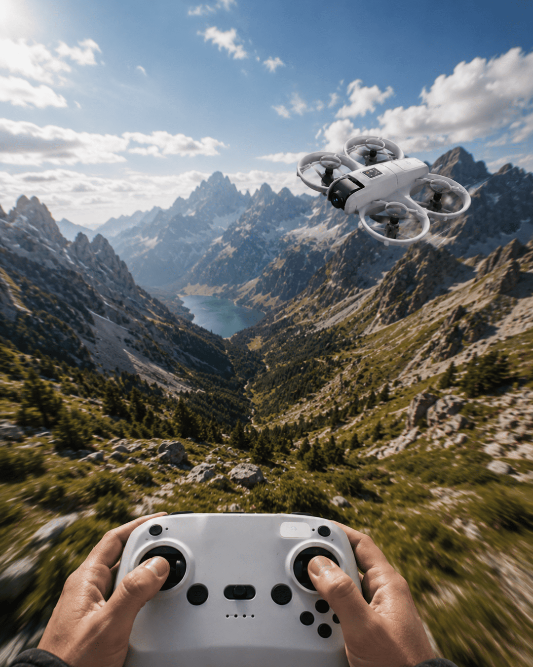 Çocuk ve Yetişkin Kullanımına Uygun Kameralı Akıllı Drone