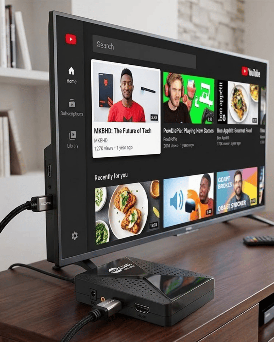 Dijital Uydu Receiver 1080P HDMI Çıkışlı Kanal Güncellemeli