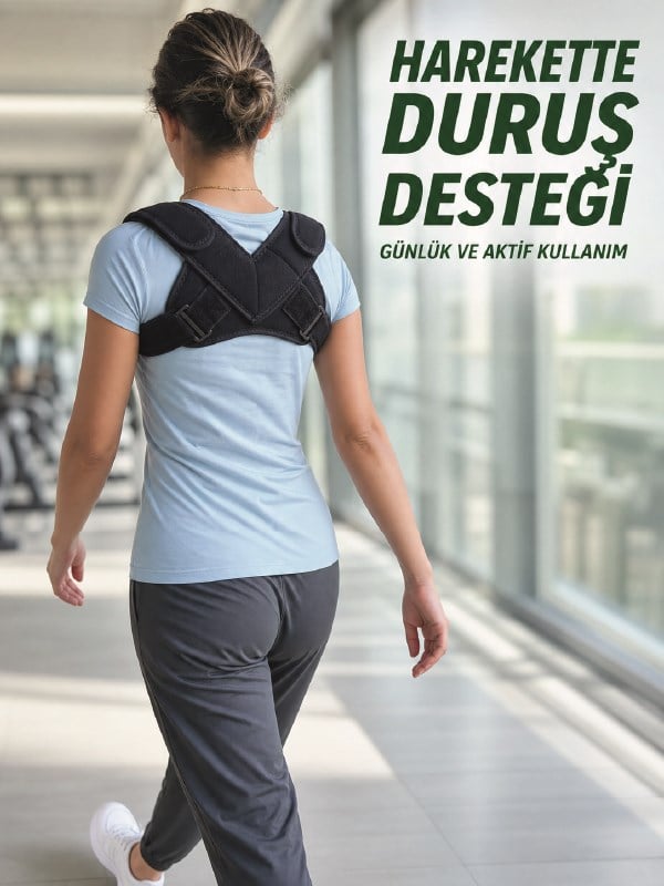 Dik Duruş Aparatı Klavikula Köprücük Kemiği ve Omuz Destekleyici Bandaj