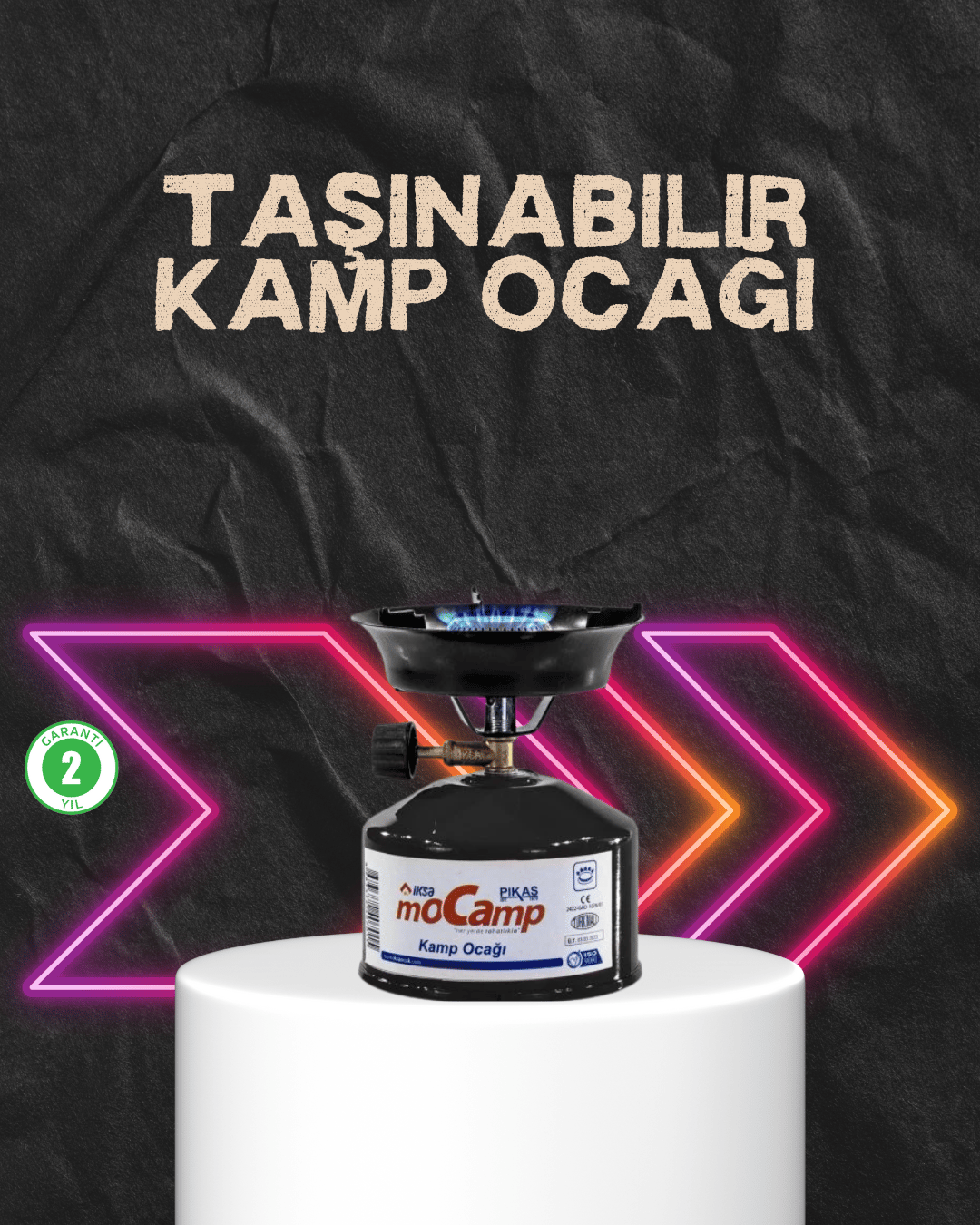 Doğa, Piknik ve Acil Durum İçin Kamp Ocağı Seti