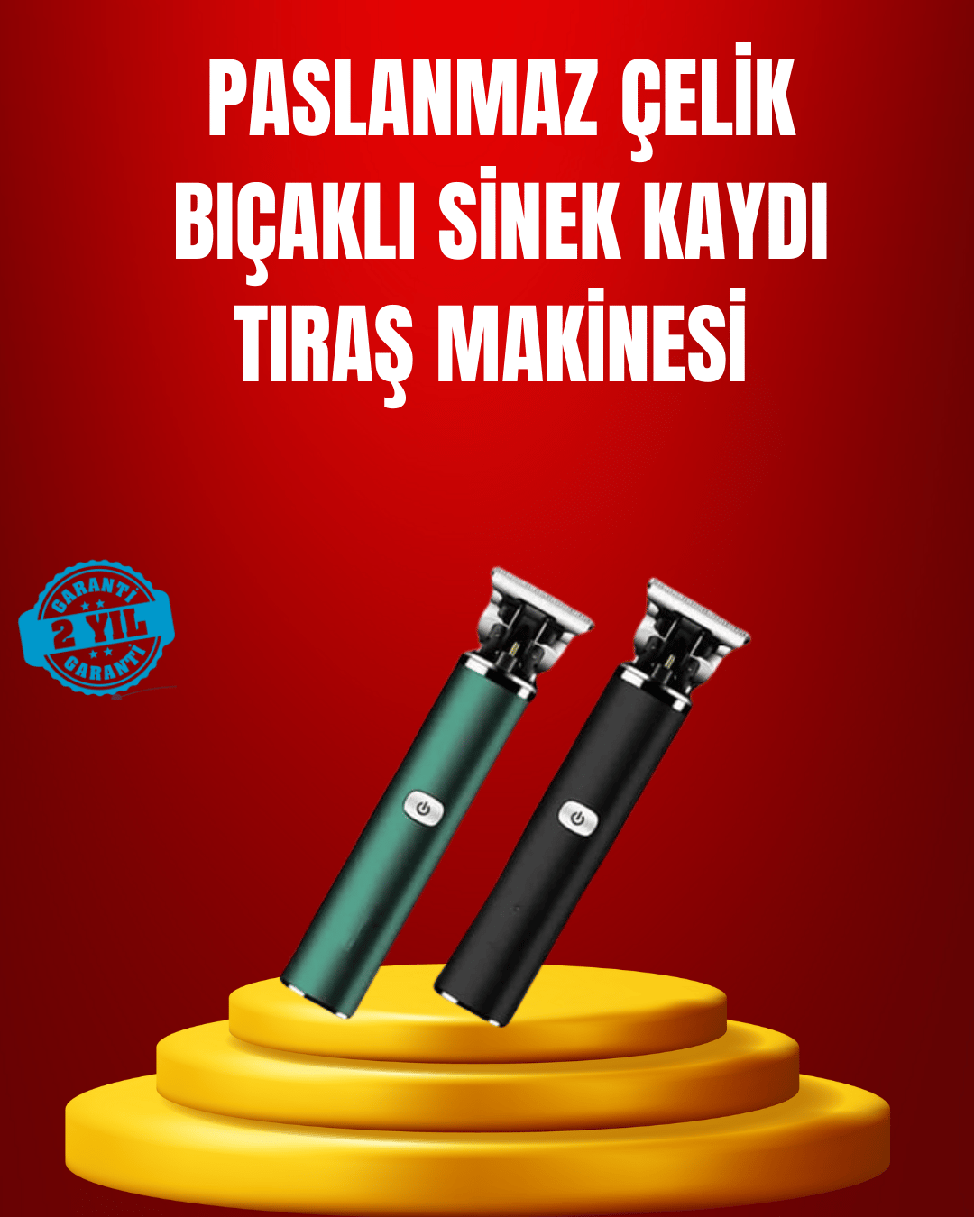 Ergonomik Tasarımlı Dayanıklı Metal Gövdeli Saç Kesme Makinesi