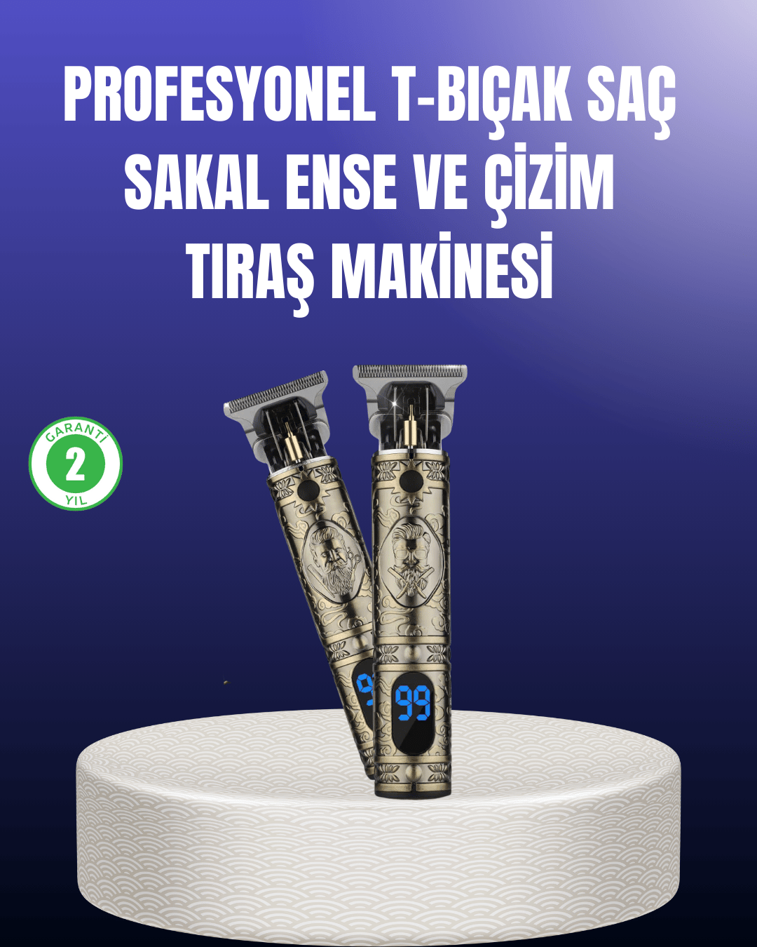Erkek Bakım İçin Profesyonel Şarjlı Tıraş Makinesi
