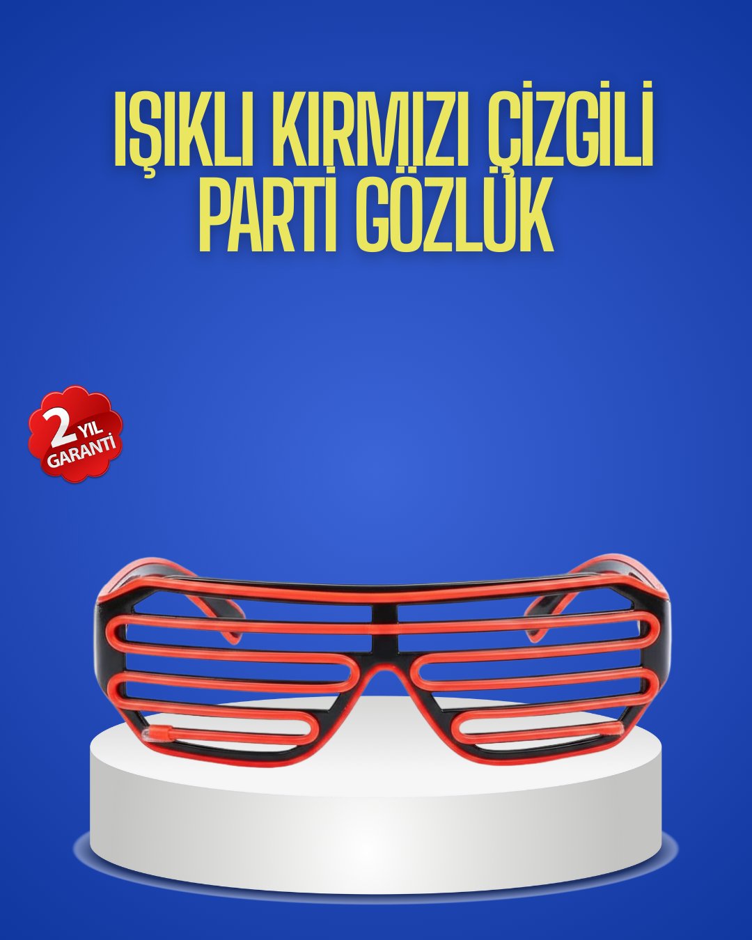 Gece Organizasyonları İçin Renkli LED Gözlük