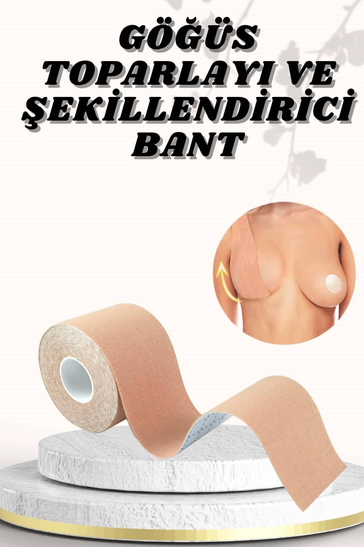 Göğüs Bandı Toparlayıcı ve Şekillendirici Tere ve Suya Dayanıklı Esnek Yapılı Hassas Ciltlere Uygun