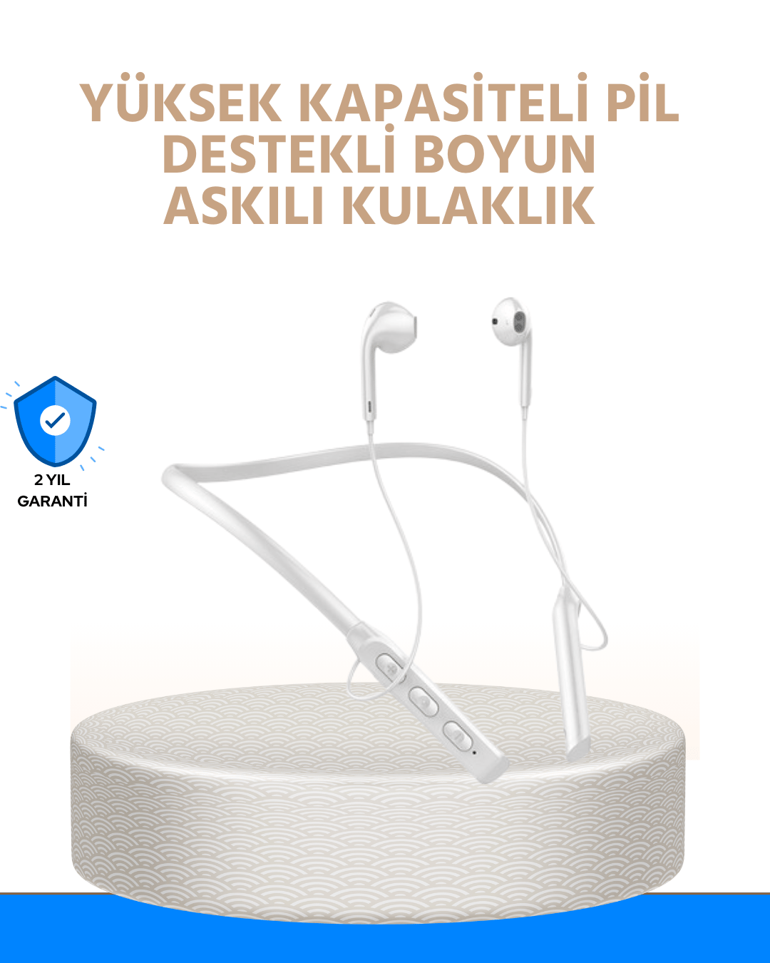 Gürültü Azaltıcı Ergonomik Boyun Askılı Kablosuz Kulaklık