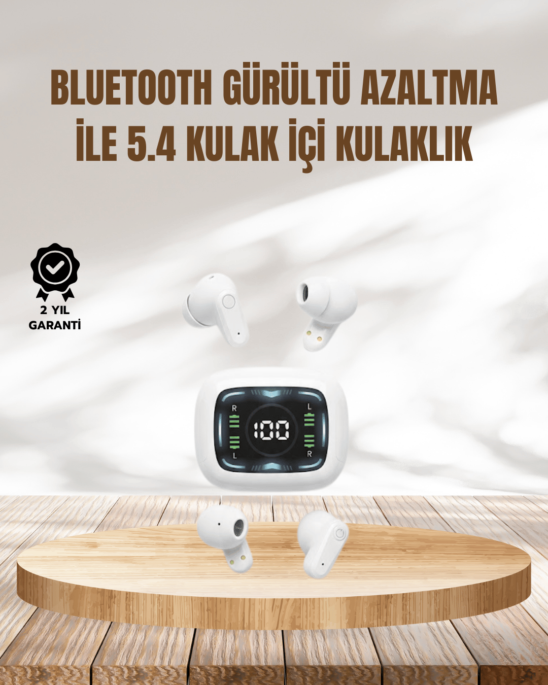 Gürültü Engelleme Özellikli Kablosuz Kulaklık Güçlü Çekim