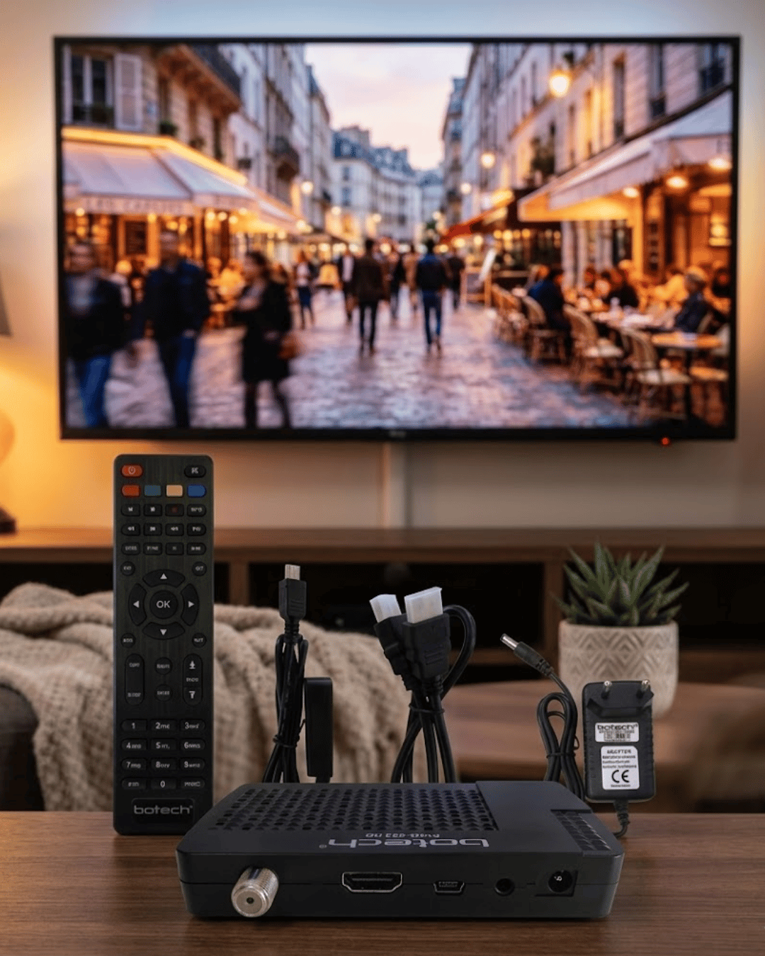 HD Uydu Receiver USB Medya Oynatıcı Özellikli Çok Dilli Menü Destekli