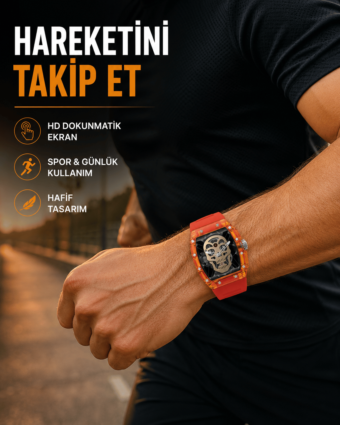 IP67 Suya Dayanıklı Akıllı Saat Uzun Pil Ömürlü Yeni Nesil