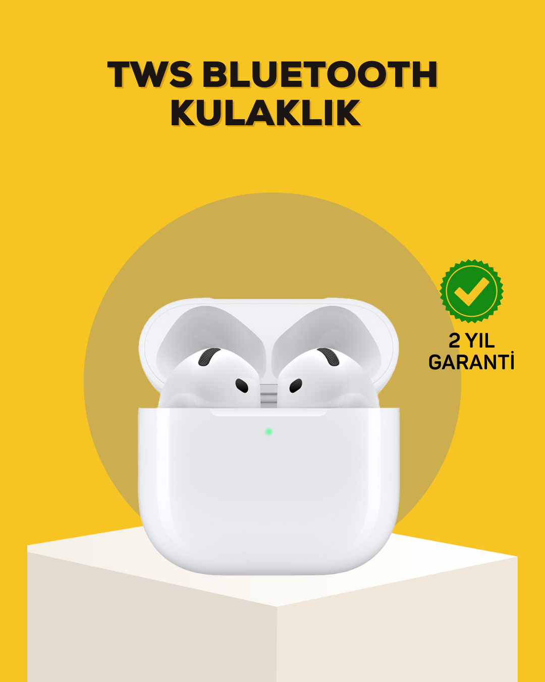 iPhone Modelleriyle Uyumlu Bluetooth Kulaklık Gürültü Önleme Özellikli