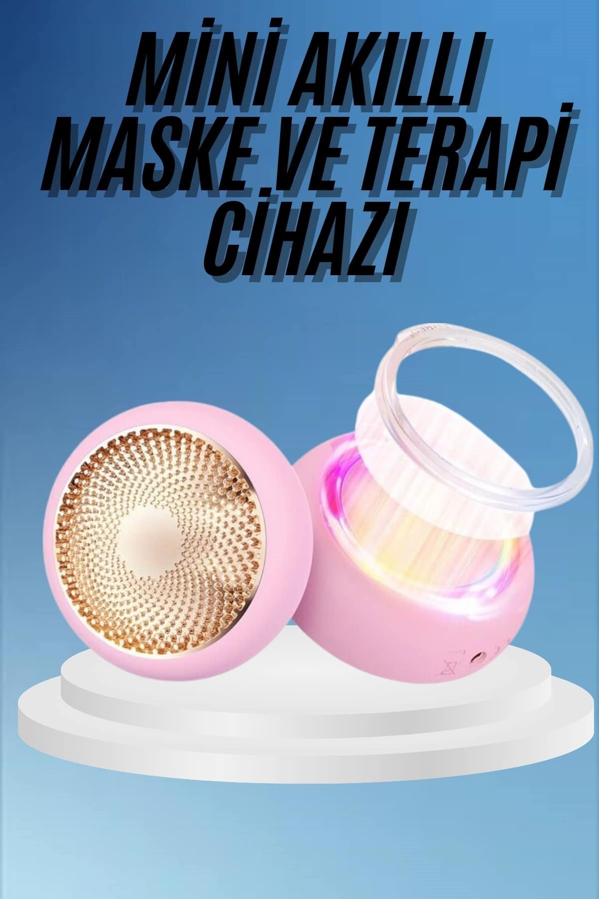 Işık Terapi Cihazı Led Işık Akıllı Maske Cihazı Mini Taşınabilir