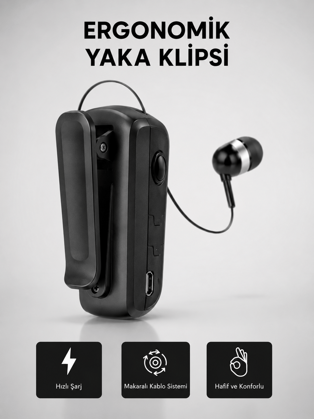 Kablosuz Bluetooth Kulaklık – Gürültü Önleyici, Uzun Pil Ömürlü, Çift Cihaz Bağlantılı