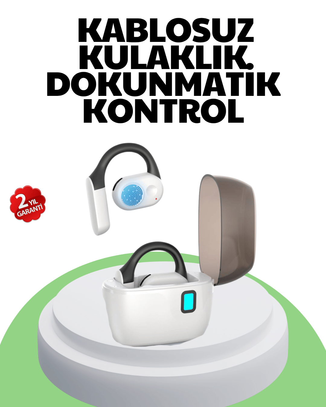 Kablosuz Kulak İçi Kulaklık – Gürültü Azaltma, Net Ses, Eller Serbest Arama Özelliği