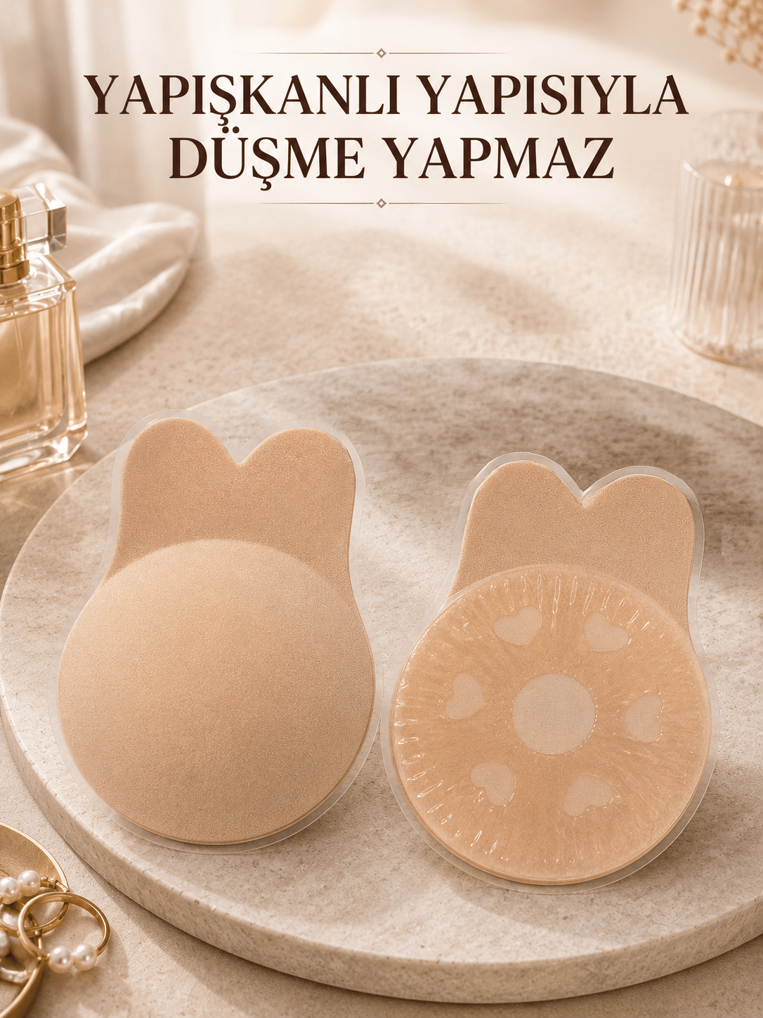 Kendinden Yapışkanlı Silikon Destek Pedi Günlük ve Özel Gün Kullanımına Uygun