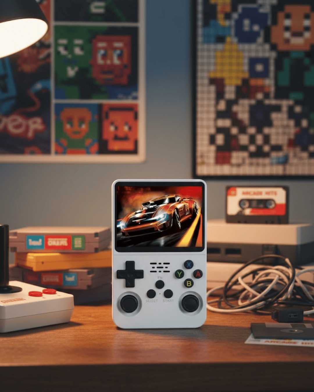 Klasik Oyun Konsolu 64 Bit İşlemci ve Çift Kart Girişi Özellikli