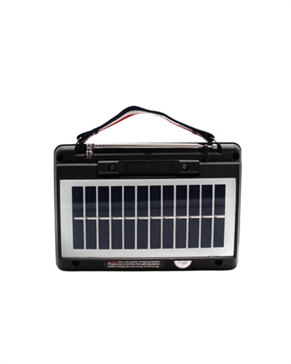KTF-1428 Taşınabilir Güneş Enerjili Bluetooth Radyo Hoparlör – Şarjlı, Radyo, MP3, AUX Girişli