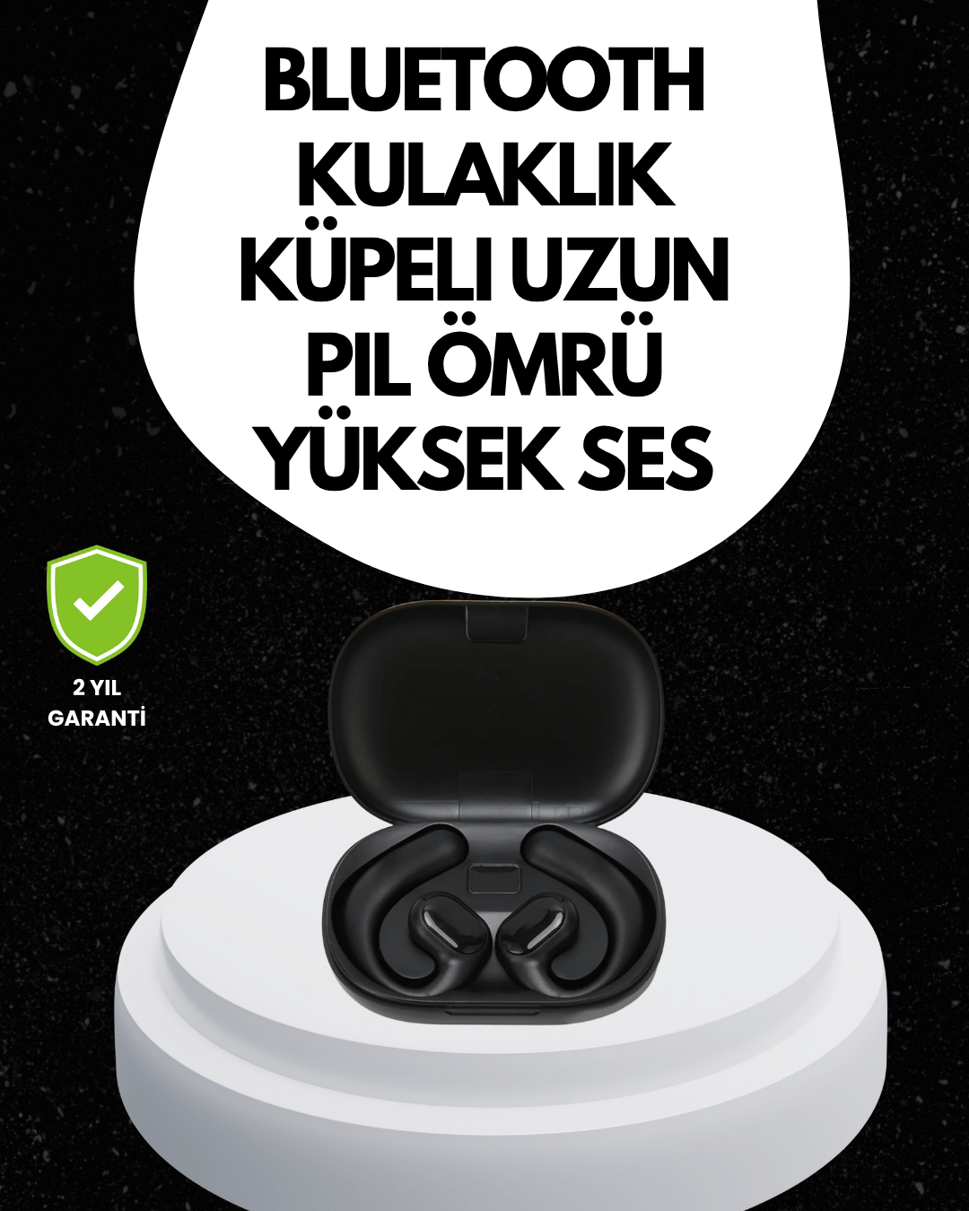 Kulağa Temas Etmeden Konforlu Kullanım – Yeni Nesil Bluetooth Kulaklık