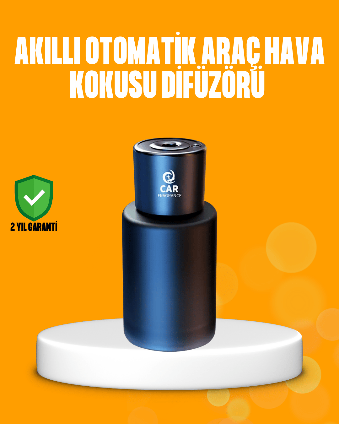Lüks Oto Koku Difüzörü Doğal Buharlaşmalı Cam Tasarım