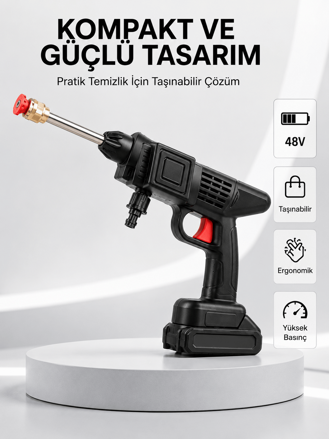 Orijinal 48V Şarjlı Basınçlı Temizlik Tabancası 2025 A Kalite Seri