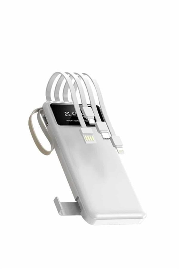 Powerbank Şarj Cihazı 4 Çıkışlı 20.000 MAH Powerbank Taşınabilir Çoklu Giriş