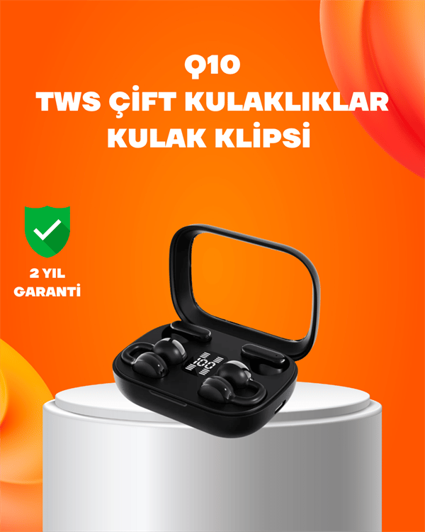 Q10 Bluetooth 5.4 Kablosuz Kulaklık – Dokunmatik, Uzun Pil Ömrü, Type-C Şarj