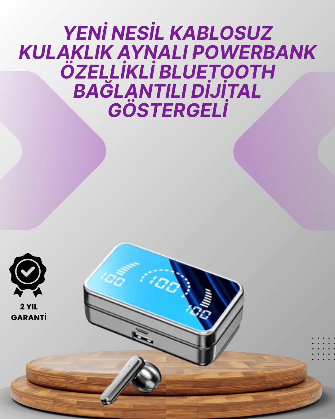 S20 Kablosuz Kulaklık – 360° Surround Stereo Ses Sistemi ile Derin Ses Deneyimi