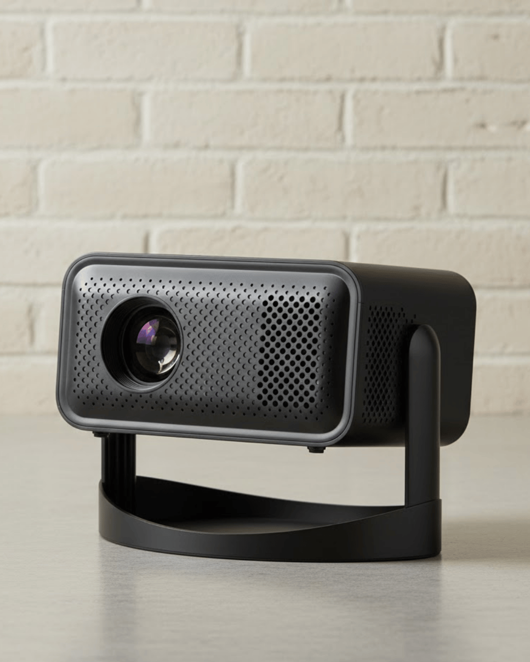 Smart Projector Android TV Taşınabilir Gimbal Standlı