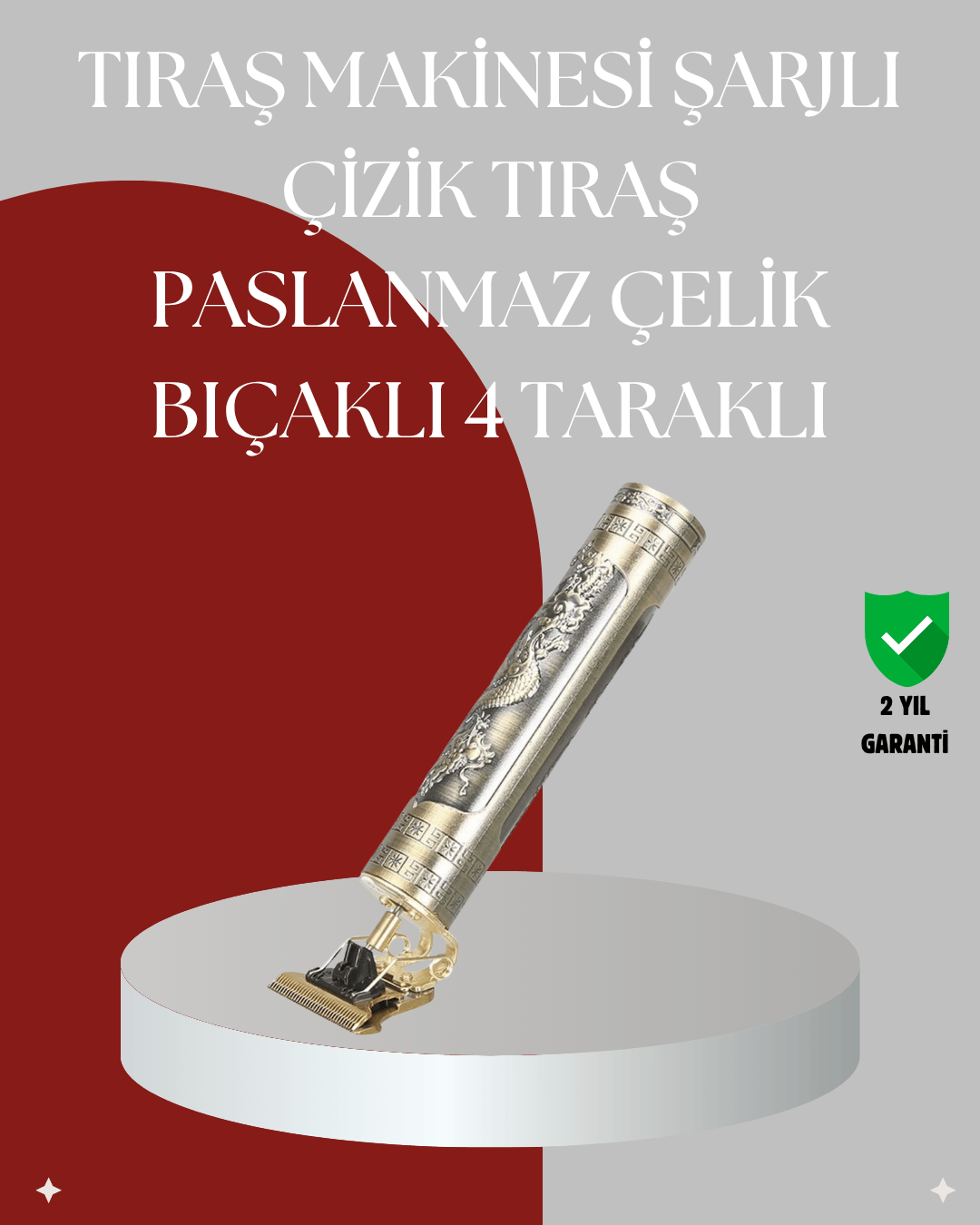 Taşınabilir Alüminyum Gövdeli Tıraş Makinesi