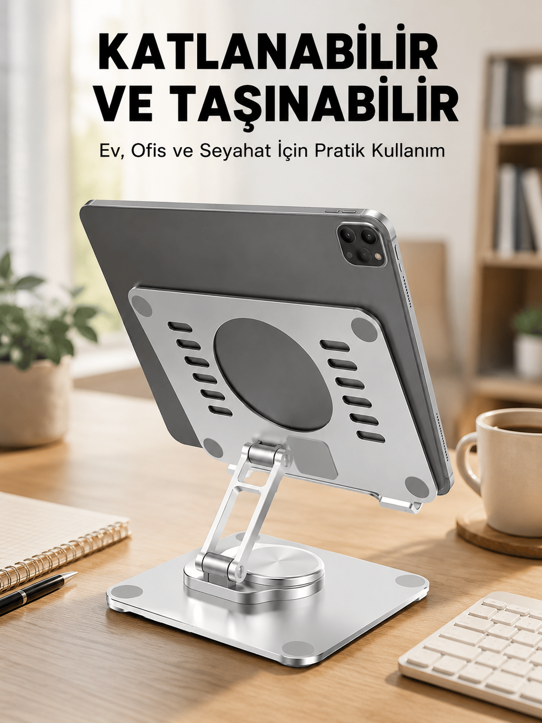 Taşınabilir Katlanır Tablet Braketi Masaüstü Stand Yeni Nesil
