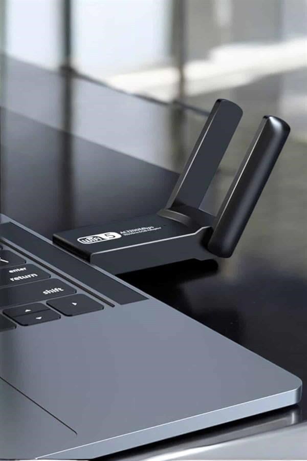 Wifi Adaptör Çift Bantlı Kablosuz Wifi Adaptörü