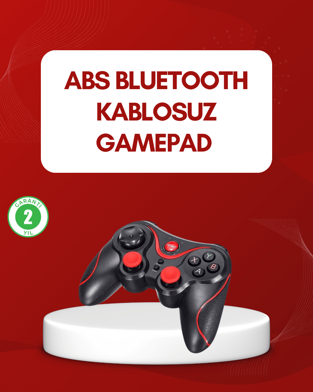 Yüksek Hassasiyetli Kablosuz Oyun Kolu PC ve Mobil Uyumlu