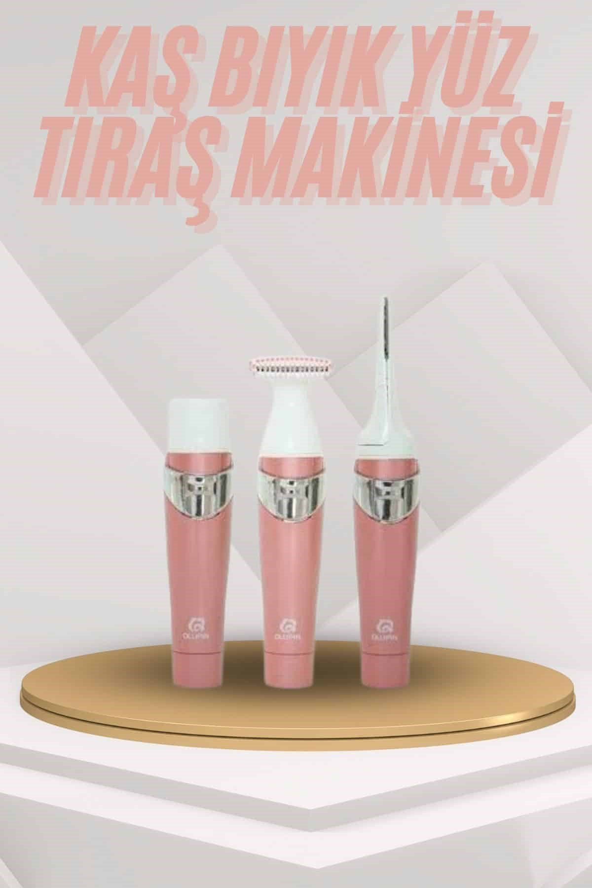 Yüz Kaş ve Tüm Vücut Epilasyon Aleti 3 Başlıklı Hassas Ciltlere Uygun Epilatör