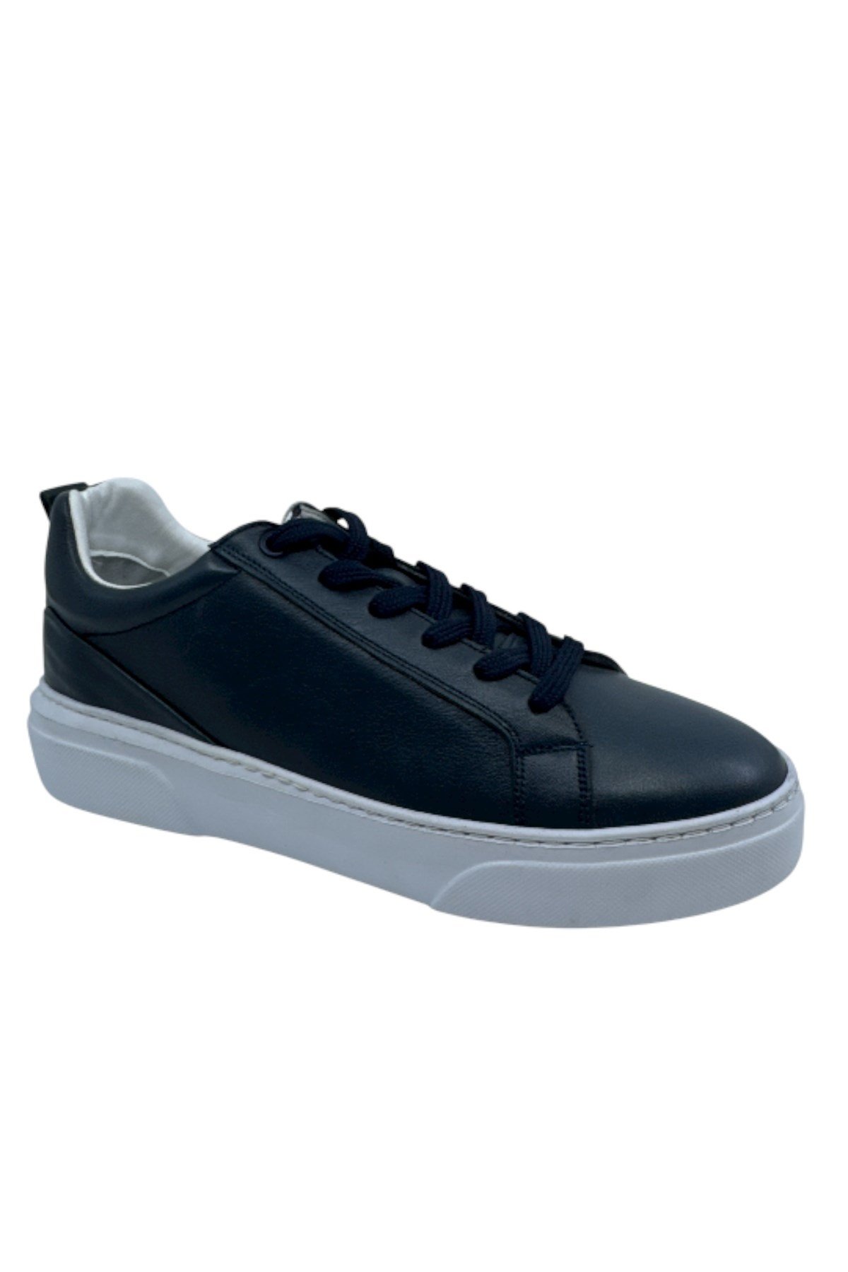 LACİVERT DERİ SNEAKER
