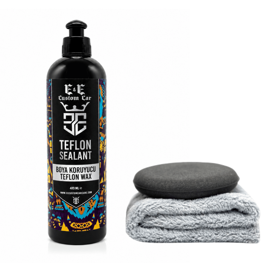 EE CUSTOM CAR BOYA KORUYUCU TEFLON WAX 400 ML (MİKROFİBER BEZ VE PED İLE)