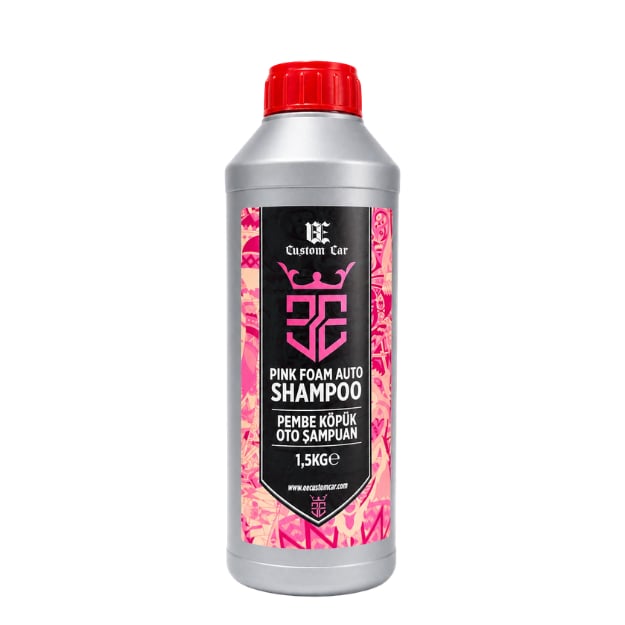 EE CUSTOM CAR PEMBE KÖPÜK OTO ŞAMPUANI PINK FOAM 1500 ML (1,5 LT)