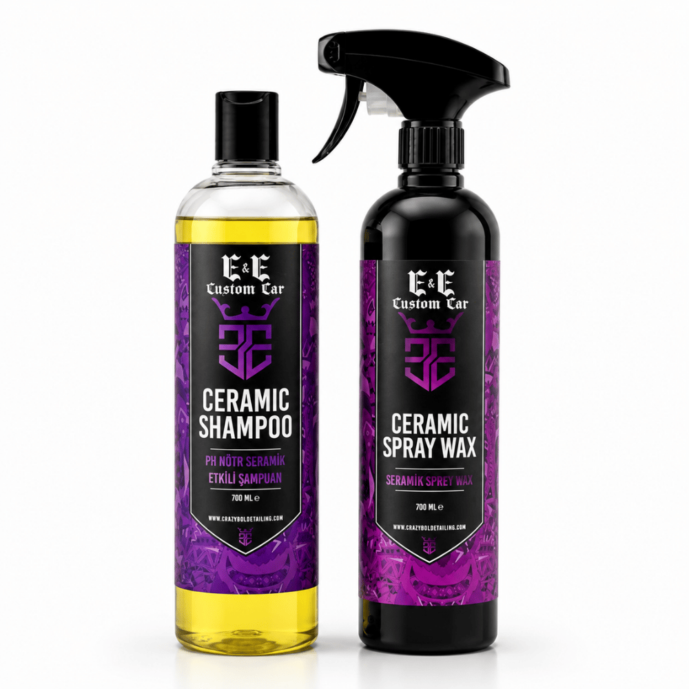 EE CUSTOM CAR PH NÖTR SERAMİK ETKİLİ ŞAMPUAN 700 ML, SERAMİK SPREY WAX 700 ML