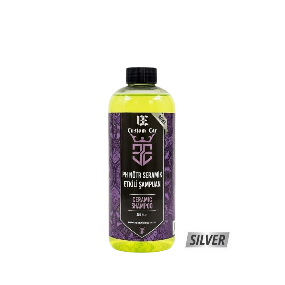 EE CUSTOM CAR (SILVER SERİ) PH NOTR SERAMİK ETKİLİ ŞAMPUAN 500 ML