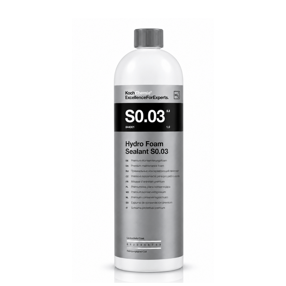 KOCH CHEMİE SO.03 HYDRO FOAM SEALANT 1 LT ISLAK UYGULANAN YÜKSEK PARLAKLIK VE KORUMA SAĞLAYAN KÖPÜK CİLA