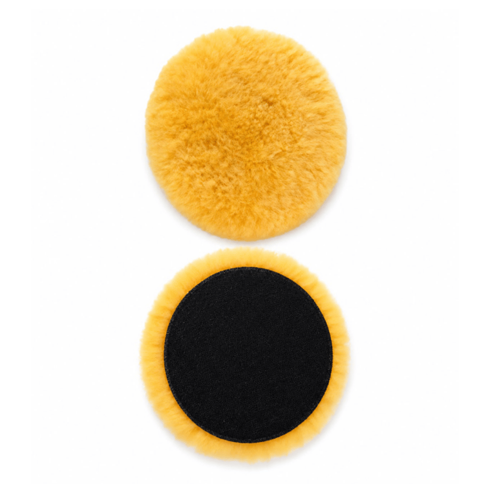 REVOX PREMİUM WOOL PAD POLİSAJ KEÇESİ SARI (160 MM)