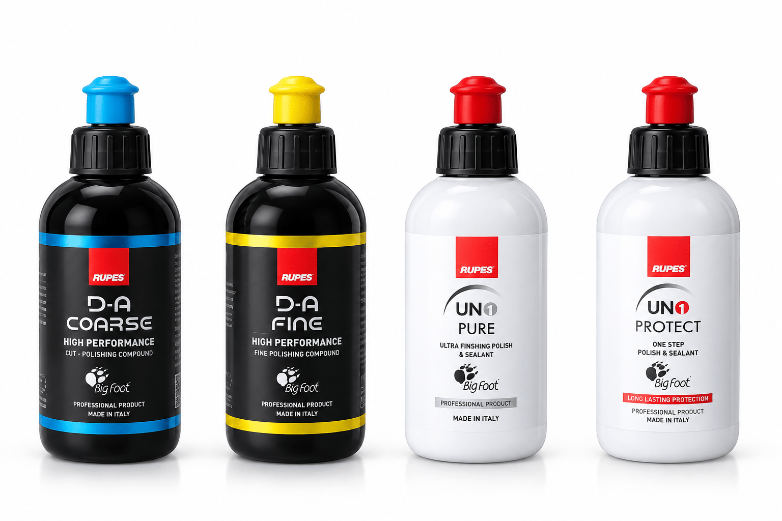 RUPES Compound & Polish Sample Pack Pasta Cila Seti 4 x 125 ml | 9.TSKITA