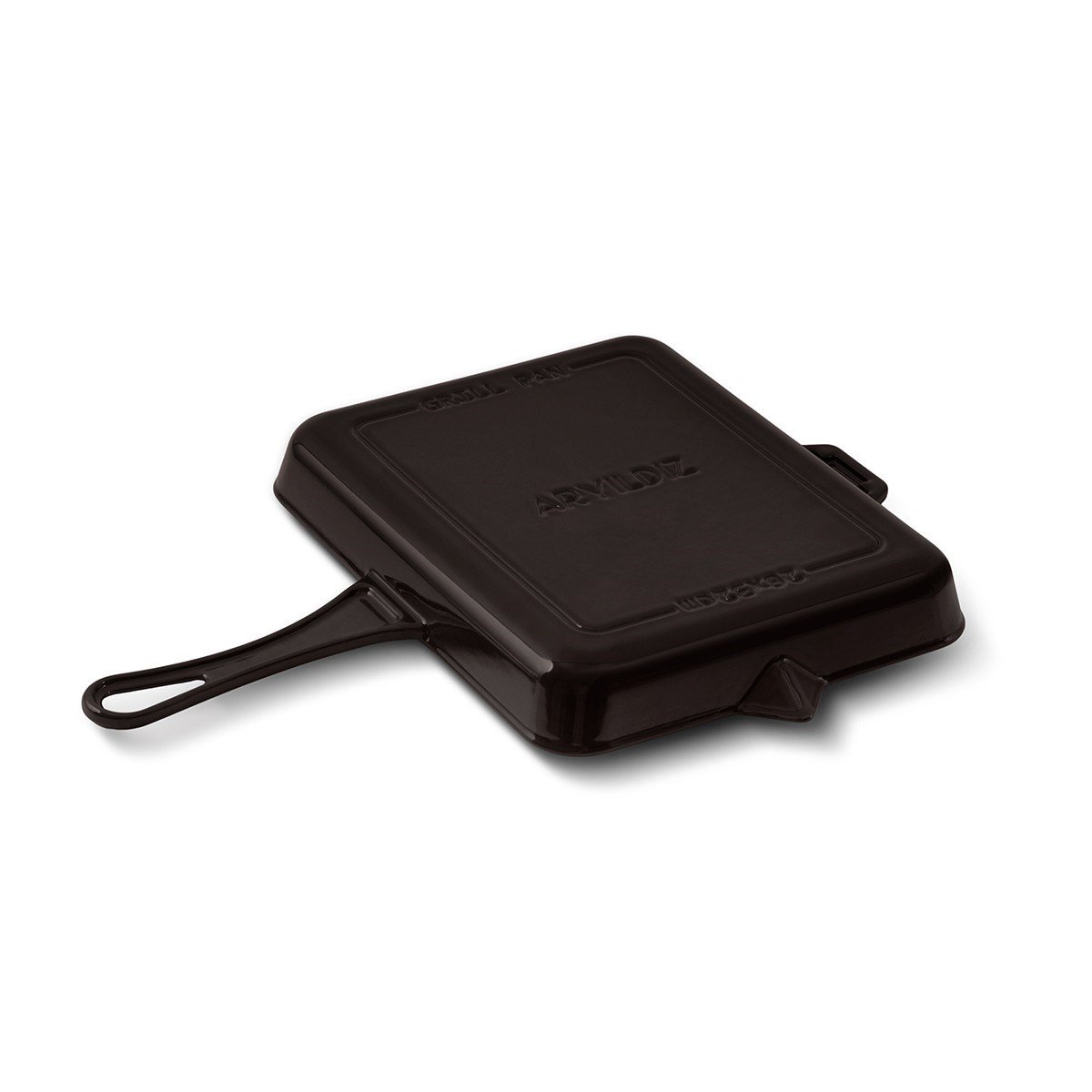 Aryıldız Duo Cast Grill Tava Kahverengi 26x32 cm