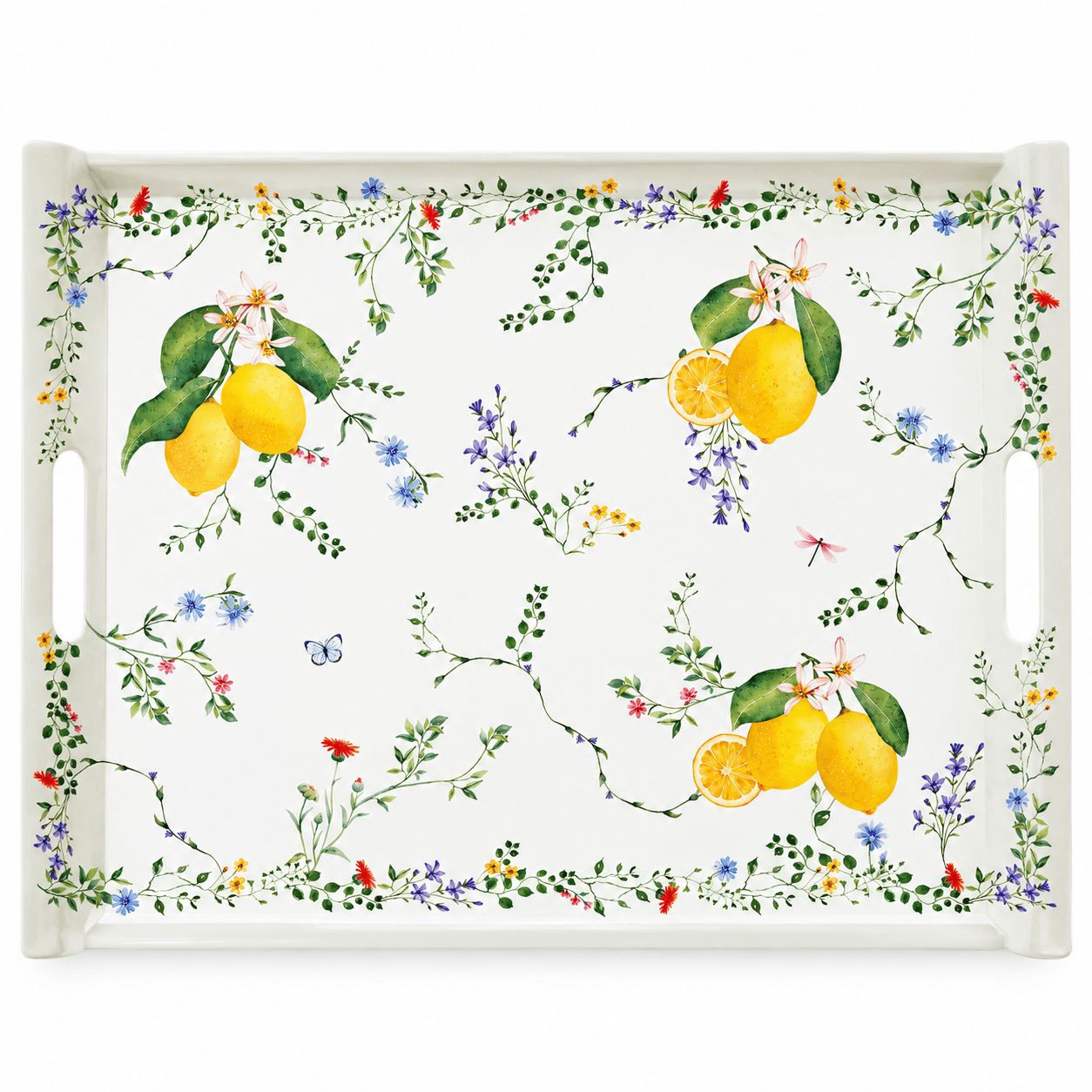 Flowers & Lemons, Çok Renkli Servis Tepsisi