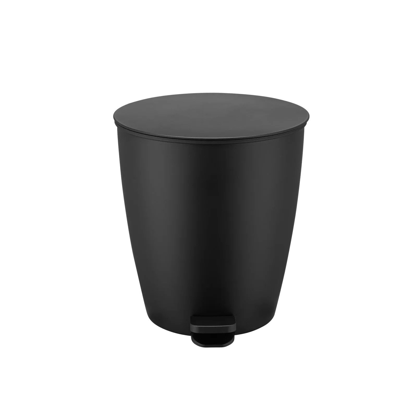 KUA- Pedallı Çöp Kovası, Siyah, 3 Litre