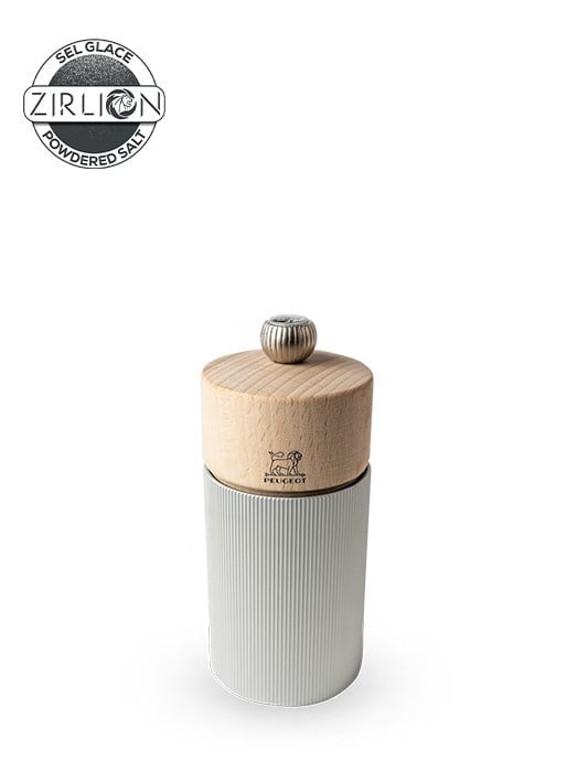 Line Manuel Tuz Değirmeni, Alüminyum ve Doğal Ahşap, 12 cm