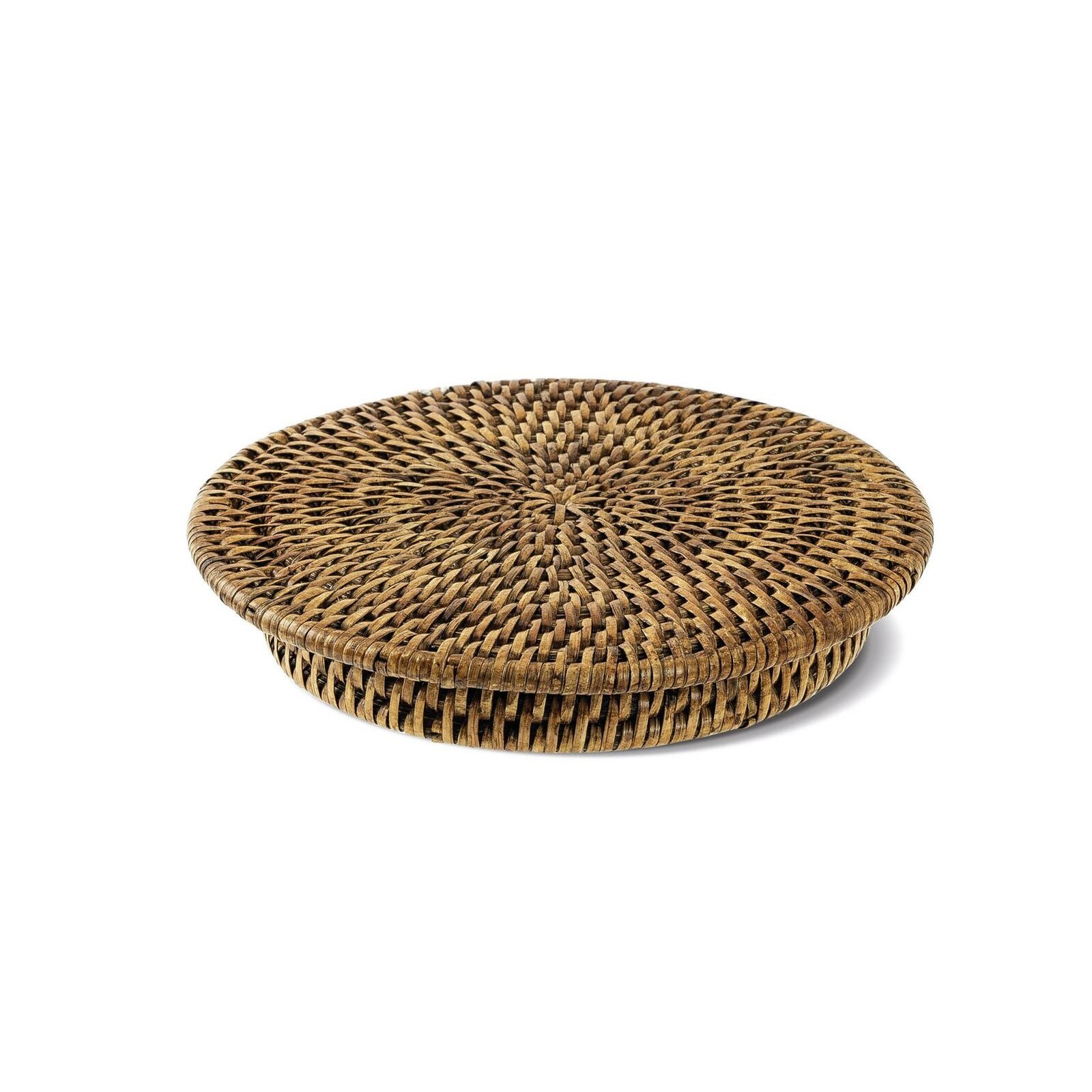 Radici Rattan Bal Kahvesi, Sunum Standı/Yükseltici Çap: 33,5 cm Yükseklik: 3 cm