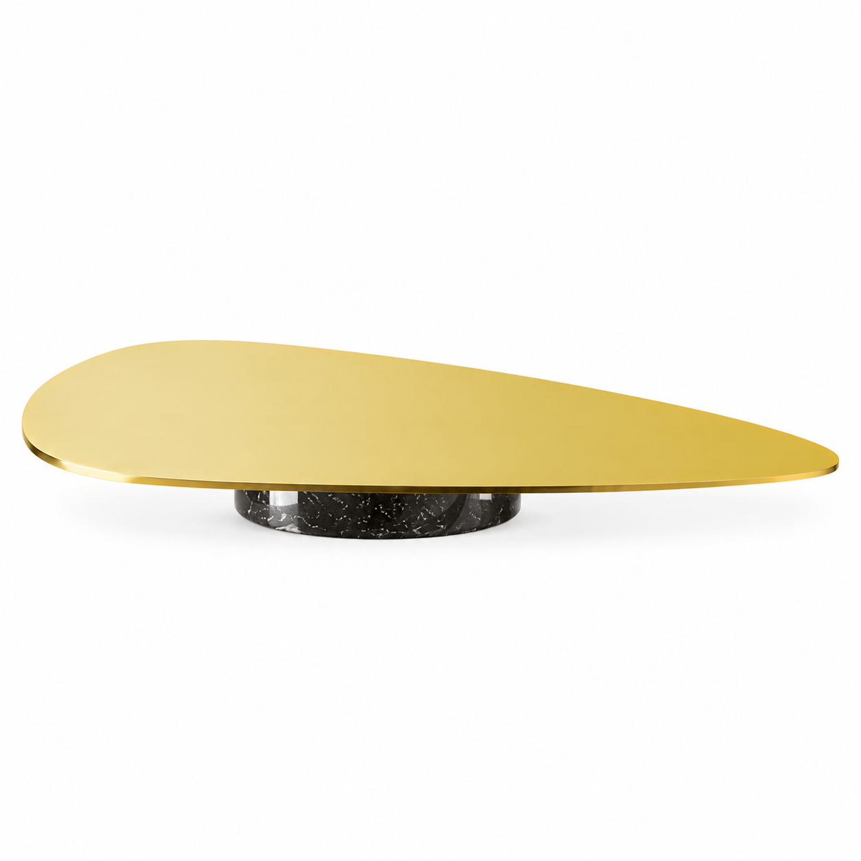 Stand Cm 23x15,1 H Cm 2 Madame Pvd Gold Base Resin Black Marble