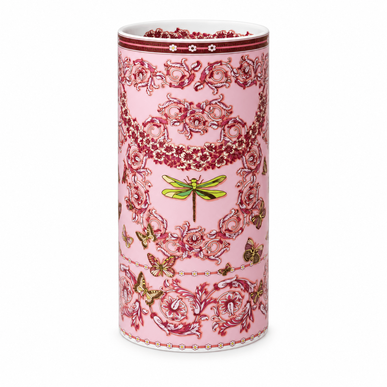 Versace, Le Jardin Pink, Vase 24 cm
