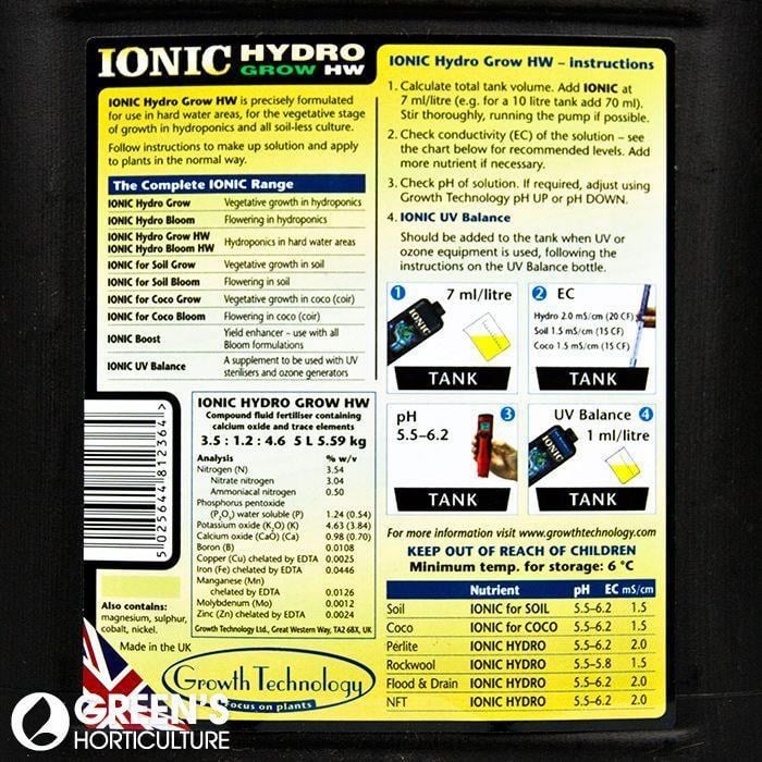 Growth Technology Ionic Hydro Grow 1 litre